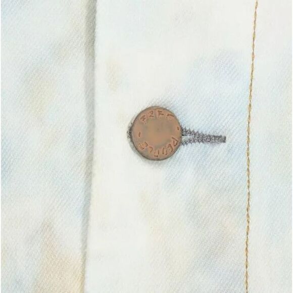 Free People Tie Dye Bomber Denim XS - Picture 6 of 8